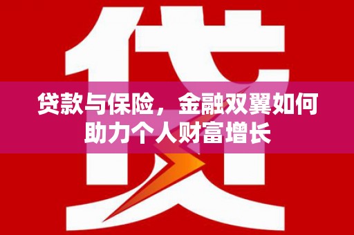孝感贷款与保险，金融双翼如何助力个人财富增长