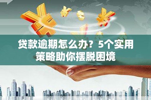 沈河贷款逾期怎么办？5个实用策略助你摆脱困境