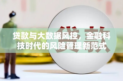 索县贷款与大数据风控，金融科技时代的风险管理新范式