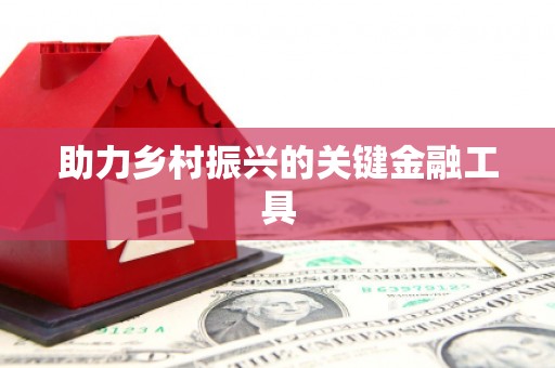 虾峙助力乡村振兴的关键金融工具