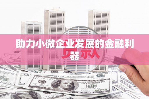 达日助力小微企业发展的金融利器