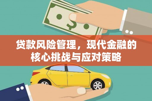 铁力贷款风险管理，现代金融的核心挑战与应对策略