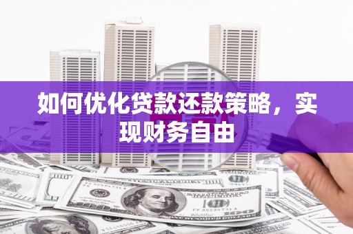 马村如何优化贷款还款策略，实现财务自由