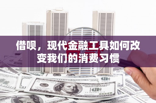 永宁借呗，现代金融工具如何改变我们的消费习惯