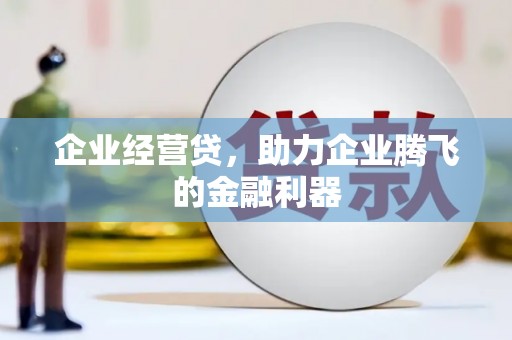 灵宝企业经营贷，助力企业腾飞的金融利器