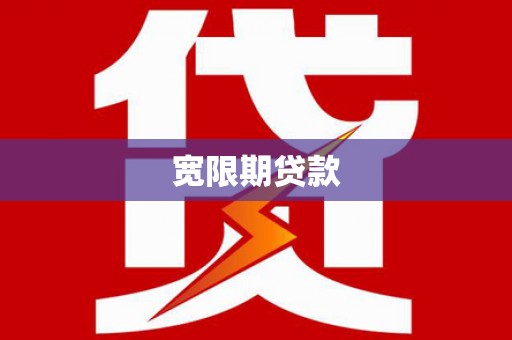 兴庆宽限期贷款