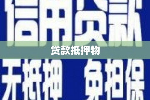 晋江贷款抵押物