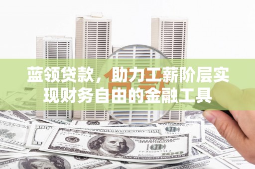 邵阳蓝领贷款，助力工薪阶层实现财务自由的金融工具