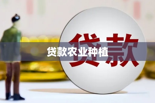 林甸贷款农业种植